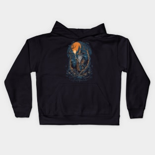 Wizard In The Forest Kids Hoodie